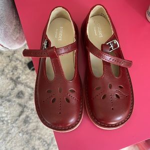 Red leather Sonnet shoes.